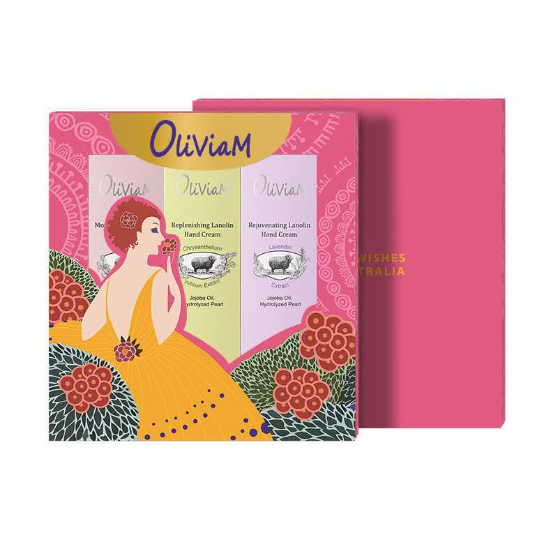 OLIVIAM Flower Fairy Hand Cream 3-Piece Set