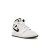Air Jordan 1 Mid GS Hvit Svart Barnesneakers DQ8423-132