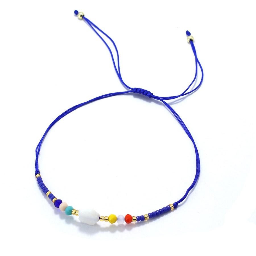 12Pcs/Pack  Bohemia String Bracelet For Women Girl Handmade Braided Shell Braslet Premium Weaven Seed Beads Braclet Beach Joias