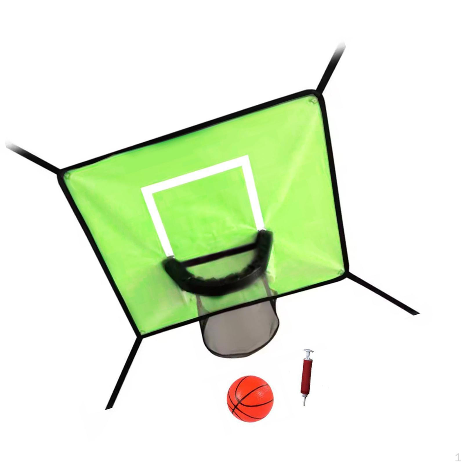 

Баскетбольное кольцо для батута, аксессуары для крепления, простая установка, универсальное, водонепроницаемое зелёный