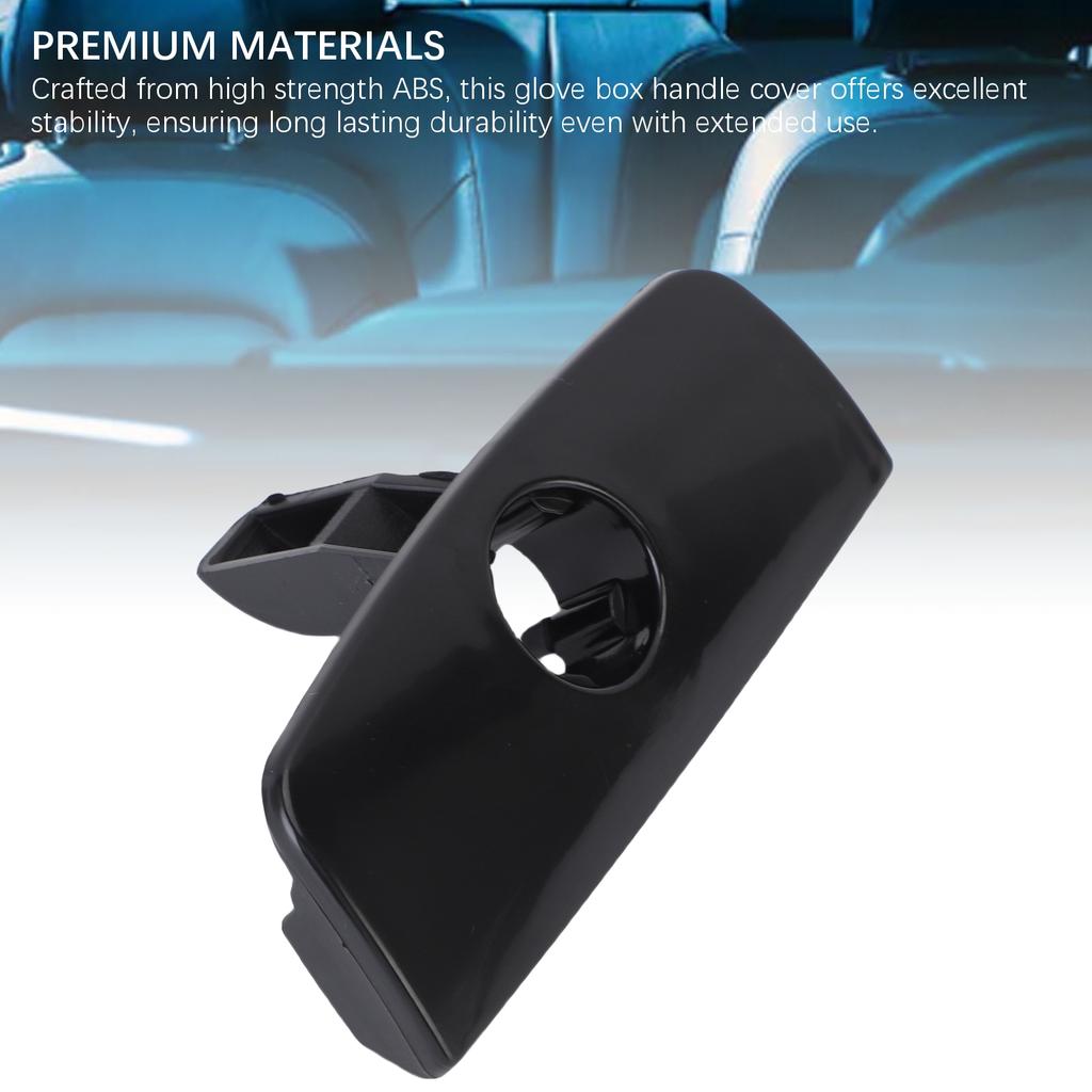 Glove Box Door Lid Cover with Keyhole 3B1857122 Glove Compartment Handle Opener Replacement for B5 1998 2005 Black