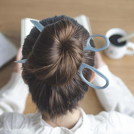 1 Sada Nůžkový Tvar Vlasová Tyčinka Dámské Kovové Sponky do Vlasů Účesy Pokrývka hlavy Jóga Líčení Oděvní Doplňky