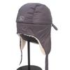 SPORTS ILLUSTRATED Woven Fleece-Lined Earflap Hat (Dark Grey)