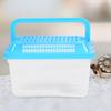Portable Turtle Tank Transparent Plastic Handheld Aquarium Fish Box Reptile Habitat Turtle Feeding Breeding Container