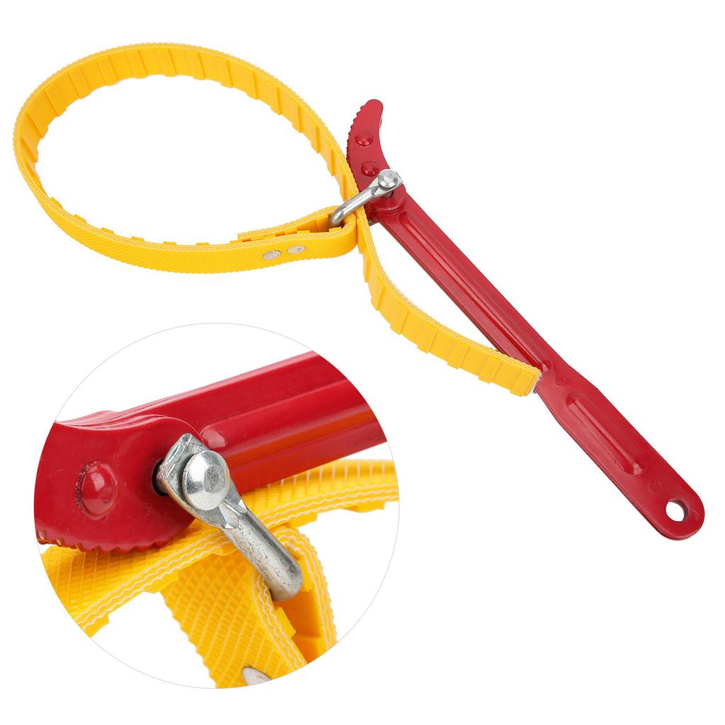 Filter Belt Removal Tool Oil Filter Wrench Belt Type Strap Spanner Remover Non‑Slip Removal Repair Hand Tool Oil Filter Wrench