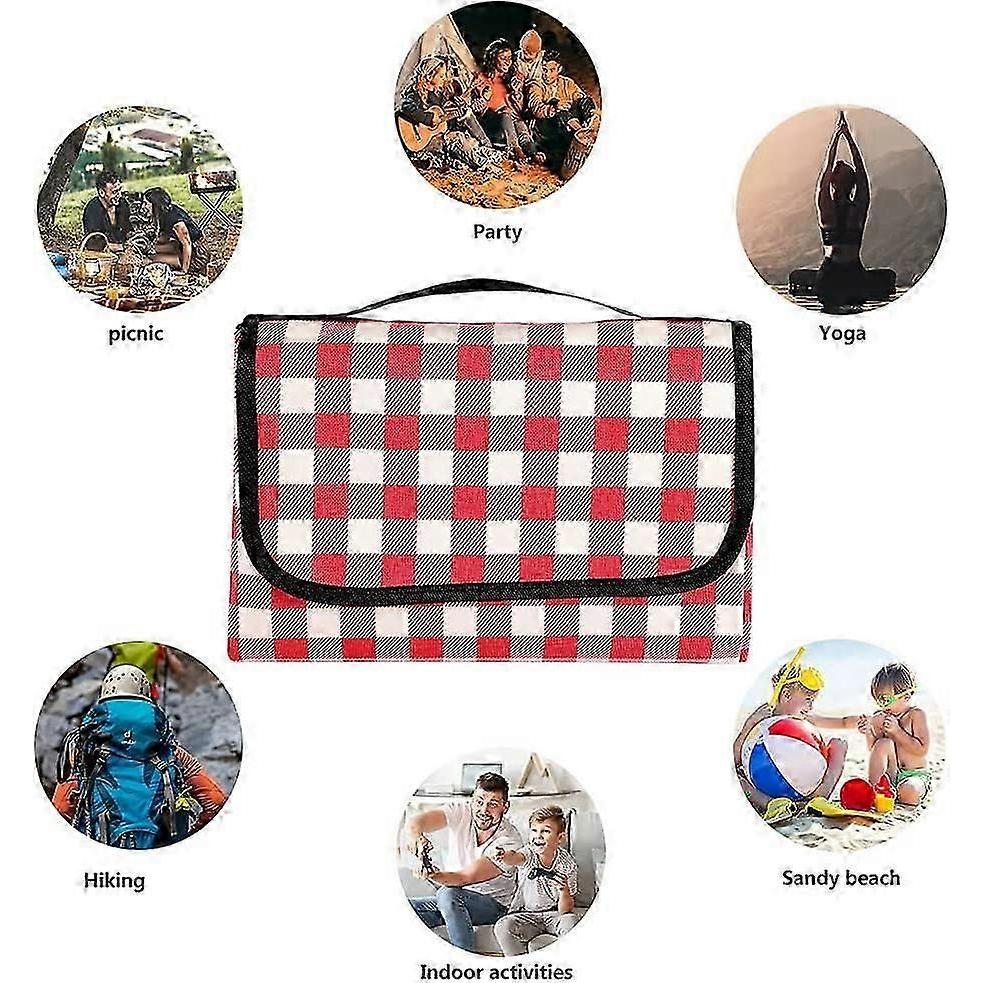 Picnic Blanket,  Red