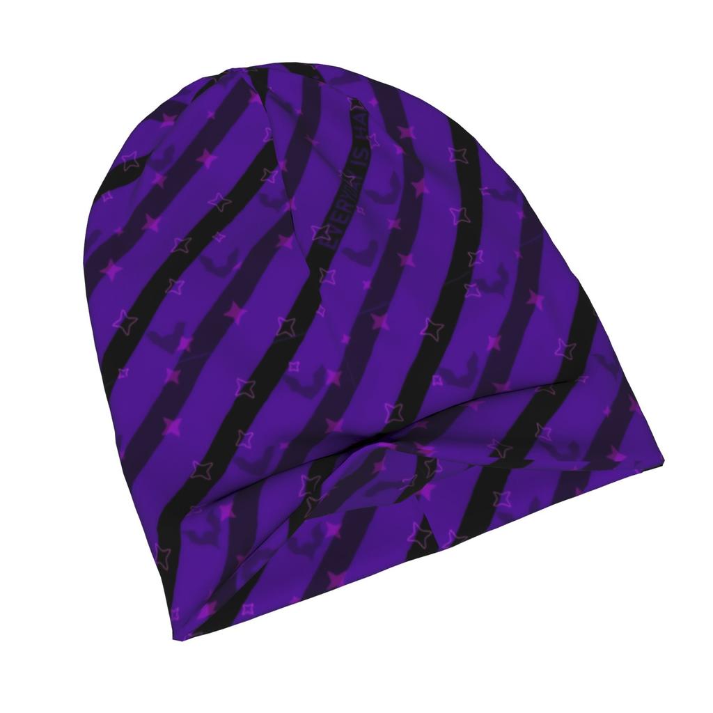 2D Flat Printing Everyday Is Halloween (Bats) Classic Knit Hat for Adults Available In Versatile Tones Ideal for Subtle Styling During Cool Days or Re
