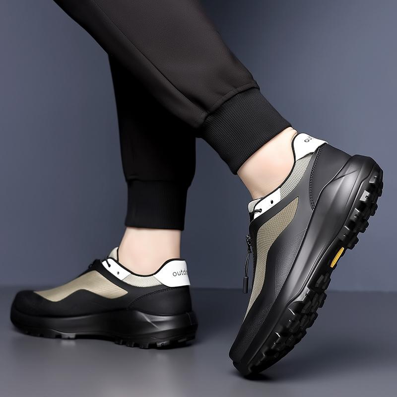 Fashion Fashionable Men's Sports Shoes New Arrival Mesh Breathable Walking Shoes Trendy Appearance Flat Versatile Street Casual Shoes