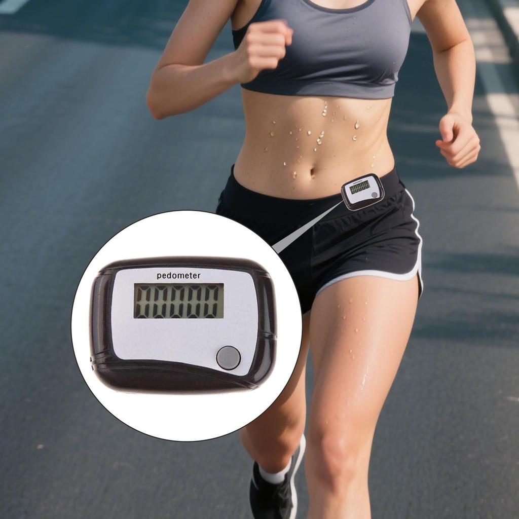 Portable Counter Digital LCD Pedometer counter sports walking and running Single function pedometer calorie counter for Outdoor