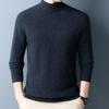 Men's Thickened Wool V-Neck Cashmere Sweater - Warm Winter Base Layer for All Ages