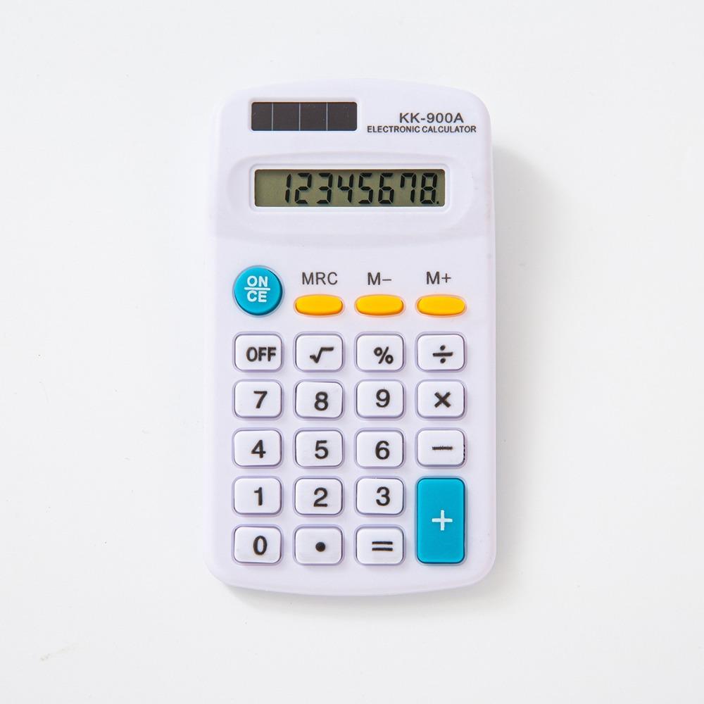 Large LED Display Mini Pocket Calculator 8-Digit Standard Function Calculator  Students
