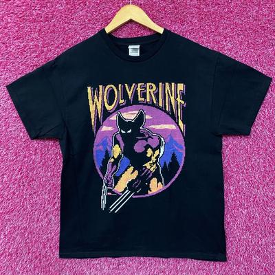 Marvel Wolverine X-Men Video Game Start Screen Retro T-Shirt