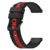 For Polar Grit X/Vantage M Dual Color Chain Design Smartwatch Strap 22mm Adjustable Silicone Wrist Band