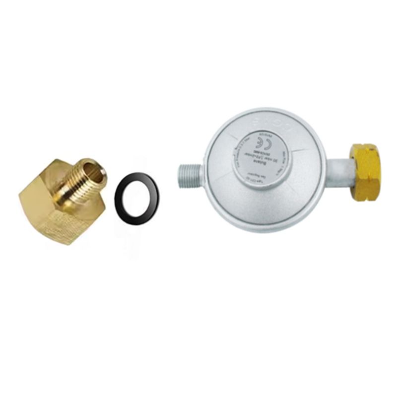 A60zdurable Gas Regulator, Accessory,1/2Inch Adapter, Part, Metal Hose Fittings, Connector,5Ft Hose For Heaters Steak Ovensmay