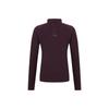 The North Face Logo Stand Collar Half Zip Long Sleeve T-Shirt Women Tops NT7LR84B