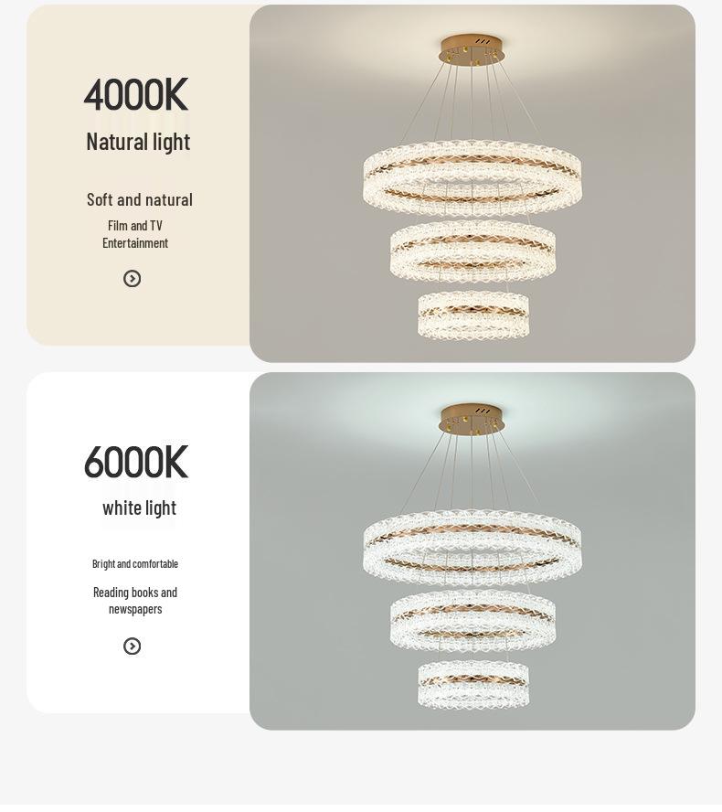 Modern Nordic Grand Round Italian Pendant Lamp for Bedroom and Dining Room