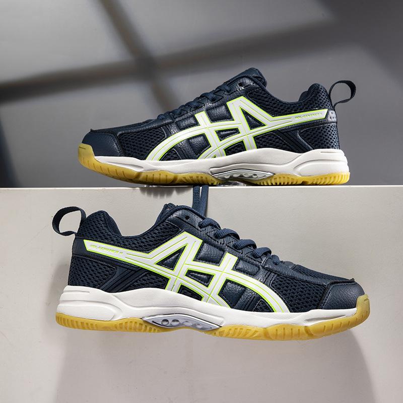 New professional volleyball men's and women's tennis shoes cushioning support training shoes mesh breathable wear-resistant non-slip badminton shoes