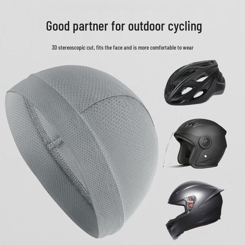 Schnelltrocknende Atmungsaktive Kopftuch-Einlage für Fahrrad- und Motorradhelme