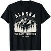 Alaska Last Frontier Mountains USA Vintage T-Shirt