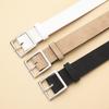 Luxury Design Business Waist Belt Pin buckle Waistband Fashion Suede Leather Belt  For Women