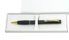 Midnight Rubber Twist Ballpoint Gift Black Original Brass Twist Ballpoint Pen with Rubber Includes Metal Pen, 10-Pack, Boxed, 1.0mm Lead, Grip,