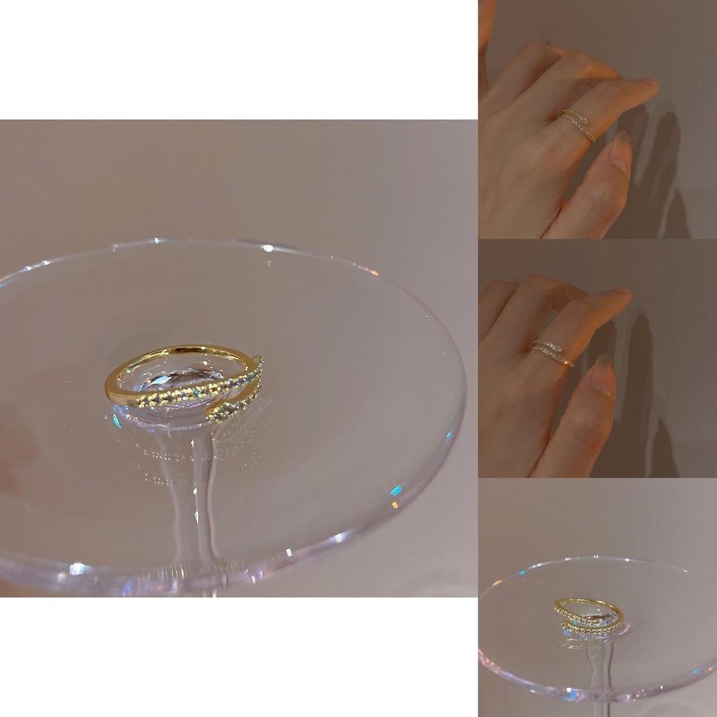 Stylish Adjustable Copper Finger Ring For Women Unique Geometric Design Chic And Trendy