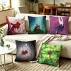 PPopular Indie Adventure Game Hollow Knight  Square DoubleSided Printed Pillow Case Bedroom Bedside Pillow Sofa Cushion Cover