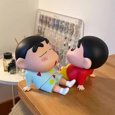 Crayon Shin-chan Phone Holder Phone Rack Desktop Ornament Desk Figurine Desk Accessories Cartoon Ornament