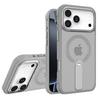 Applicable to iPhone17promax standing bracket mobile phone case Apple 15/16 magnetic matte creative anti-drop case