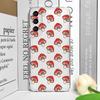 Cute Cartoon Frog Mushroom Phone Case for Samsung Galaxy S25 S24 S23 S22 Ultra S21 Plus S20 FE A55 Shockproof Clear Soft Covers