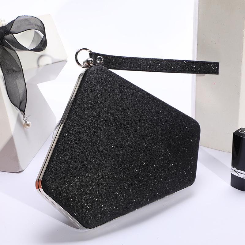Trendy French Reflective Sequin Evening Bag – Stylish Handheld & Shoulder Bag for Weddings & Makeup