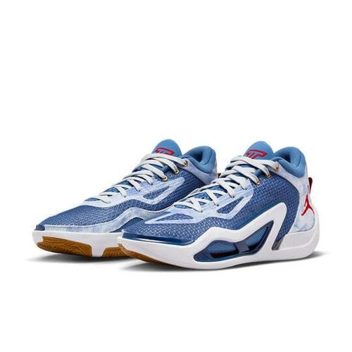 Air Jordan Tatum 1 PF Denim Mid Sneakers Men's DZ3321-400