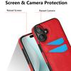 For iPhone 16 Case Card Slot Slim-Fit PU+TPU Mobile Cover