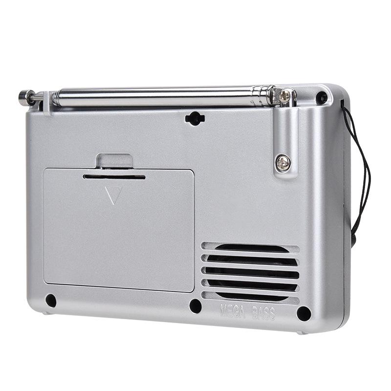 Multi-Function Desktop Weather Band Radio with Card-In Recorder