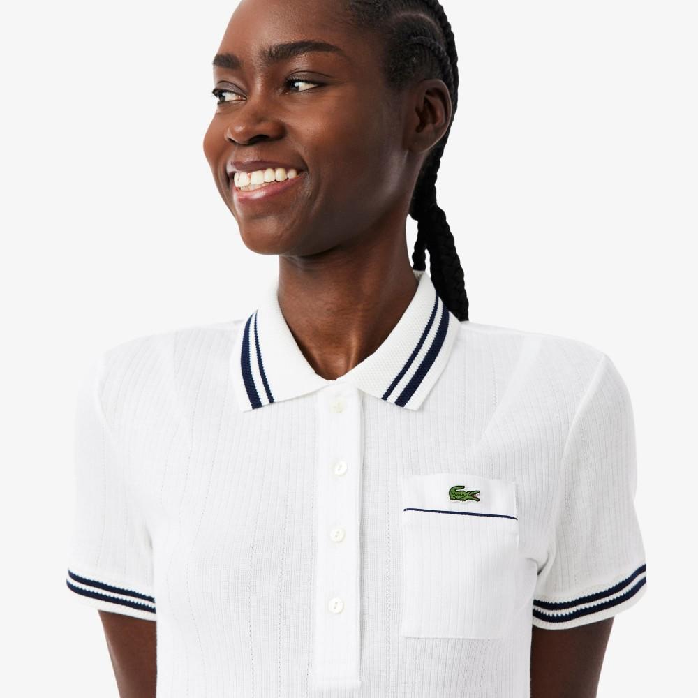 Lacoste Women's Multi Rib Polo Shirt DF0858-56G522