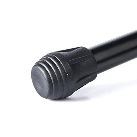 Sanwa Direct Microphone Stand, Straight Type, Clip-on, with Microphone Holder, Foldable, 146cm, 400-SPST3