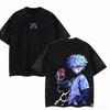 2026 Hot Sale Hunter X Hunter Washed T-shirt Anime Lover Harajuku New Model Oversized Vintage Loose Classic Unisex Streetwear Couples Classic