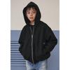 Bluetail Black Waffle Hoodie Zip Up Aaa1jp01bk
