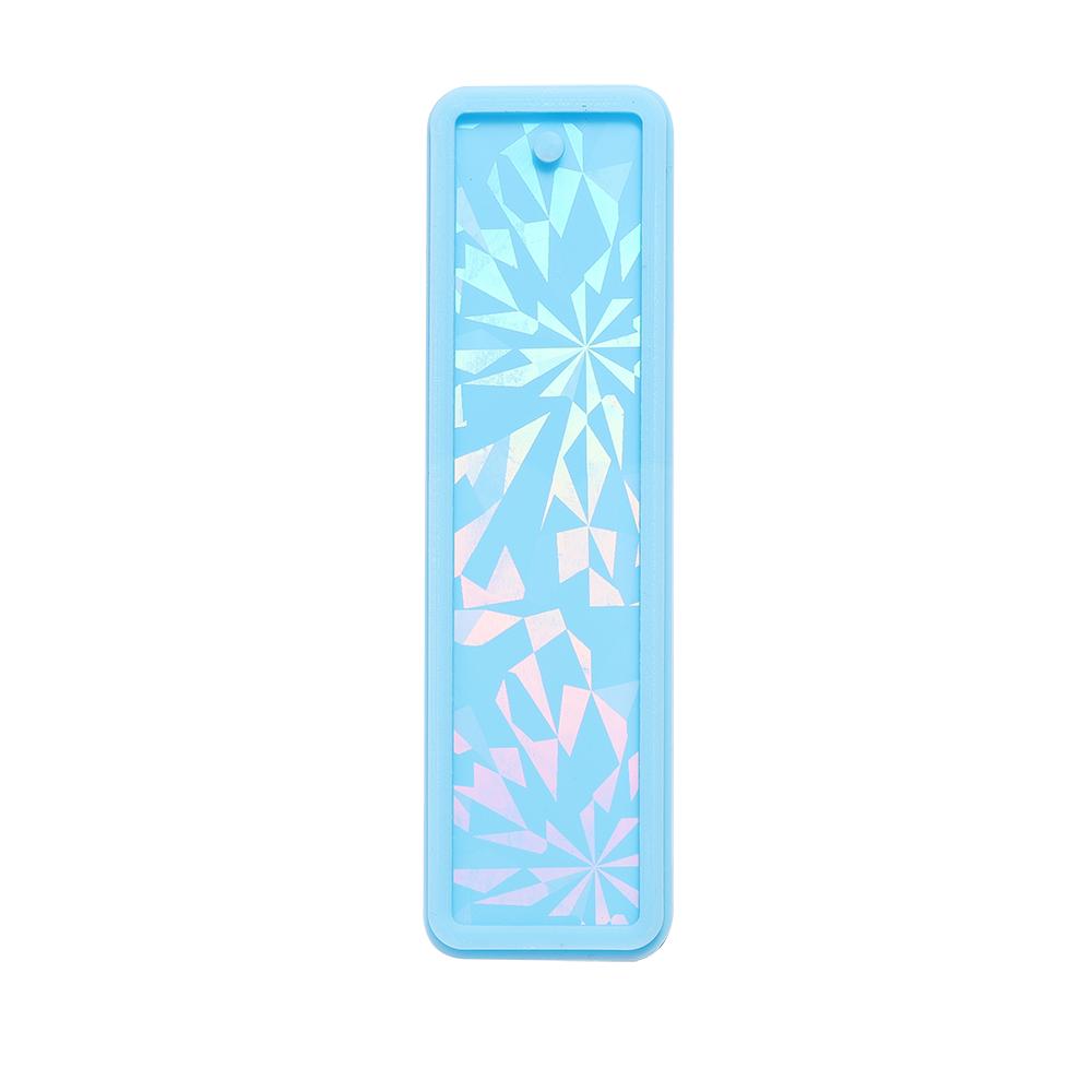 New Laser Bookmark Silicone Mold Multi Shape Epoxy Resin Mould Holographic Light For DIY Decor Craft Jewelry Making Tools