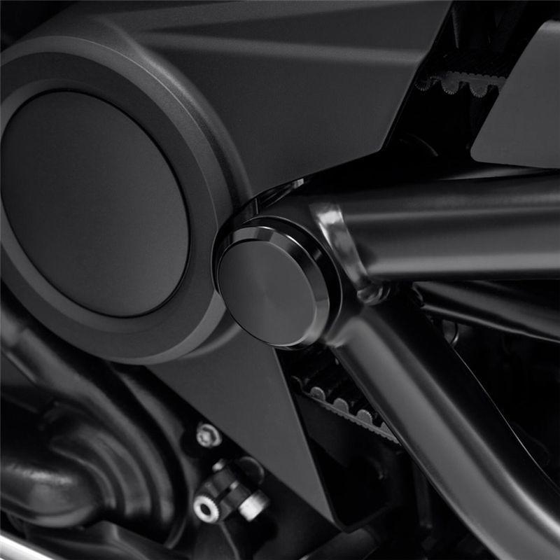 Powerful 2Pcs Motorcycle Swingarm Pivot Bolt Covers Guards Rocker Cover CNC Aluminum For -Davidson Sportster S 1250 20