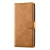 For Xiaomi Redmi Note 14 4G (164.84mm) Case Stand Wallet Calf Texture PU Leather Flip Phone Cover with Wrist Strap