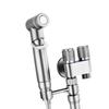 Handbrause Bidet Sprüher Toiletten Bidet Aufsatz mit Doppel Auslassventilen Handbrause Toiletten Bidet Armatur Sprüher Langlebig