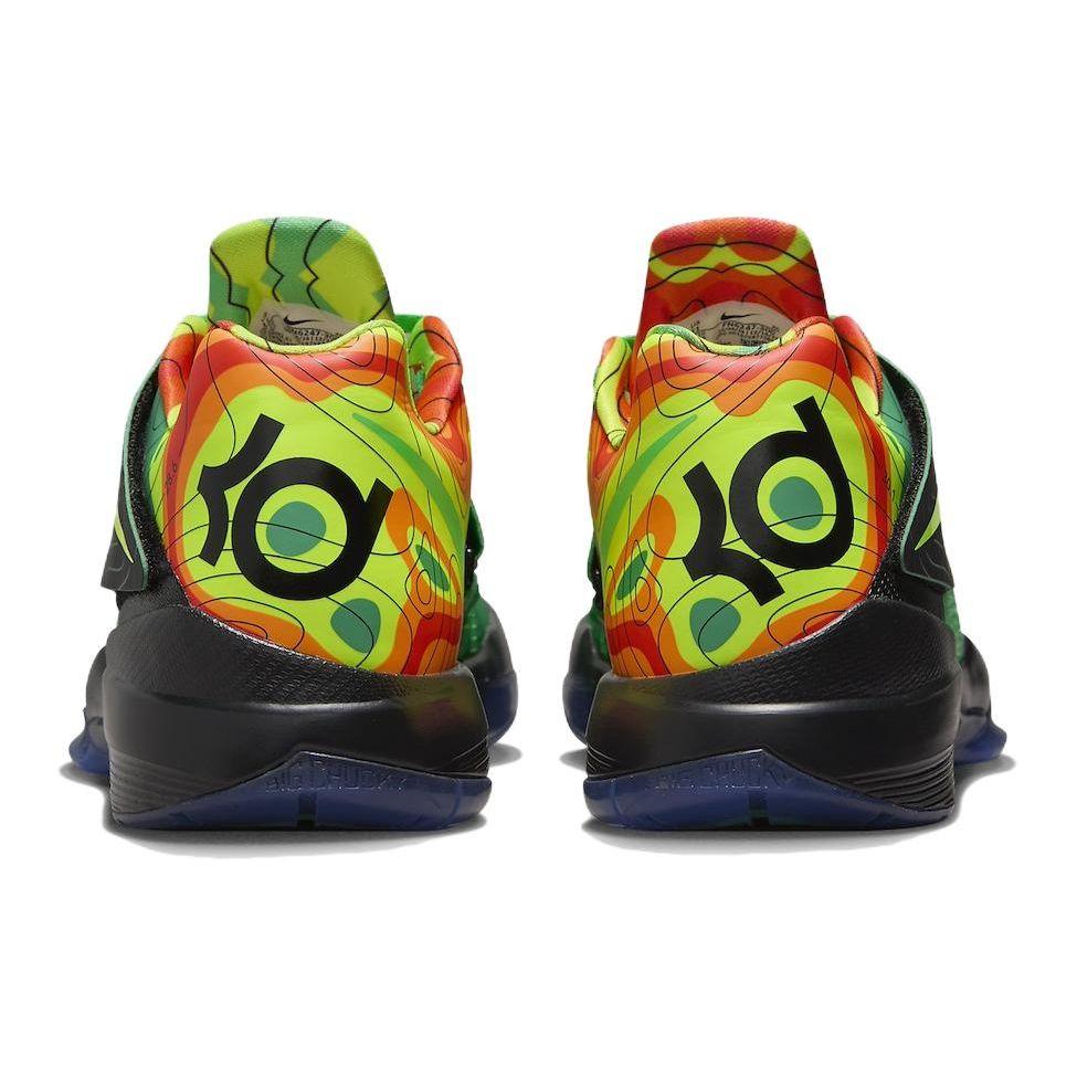 Nike Zoom KD 4 Weatherman 2024 Erkek Spor Ayakkabıları Yeşil Zümrüt Yeşili Volt FN6247-300