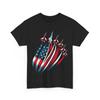 USA Flagge Kampfjets T-Shirt, Patriotisches T-Shirt zum Vierten Juli