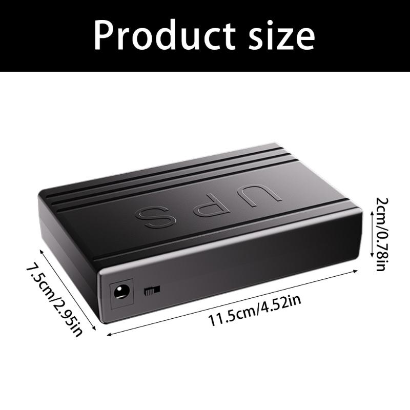 5V/12V Intelligente USV-Notstromversorgung Für Modem-Router Sicherheitskameras Notfall Unterbrechungsfreie Ausgangsstromversorgung Backup