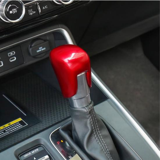 Red Gear Shift Knob Cover Trim 1pcs For Honda Accord -2025