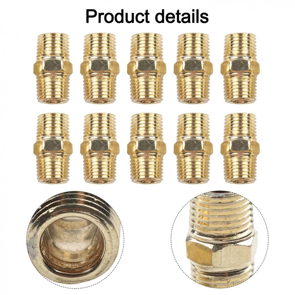 Luftschlauch-Schlauchverbinder Messing-Rohradapter Sechskantnippel Fitting