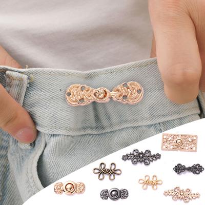 1Pcs Retro Chinese Metal Button Cheongsam Buckle Cape Cloak Clasp Sweater Cardigan Sewing Craft Scarf Clasp Connection Buckle