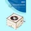 Wooden Assembly Hand Cranked Music Box Children Puzzle Toy Set For Learning And Play