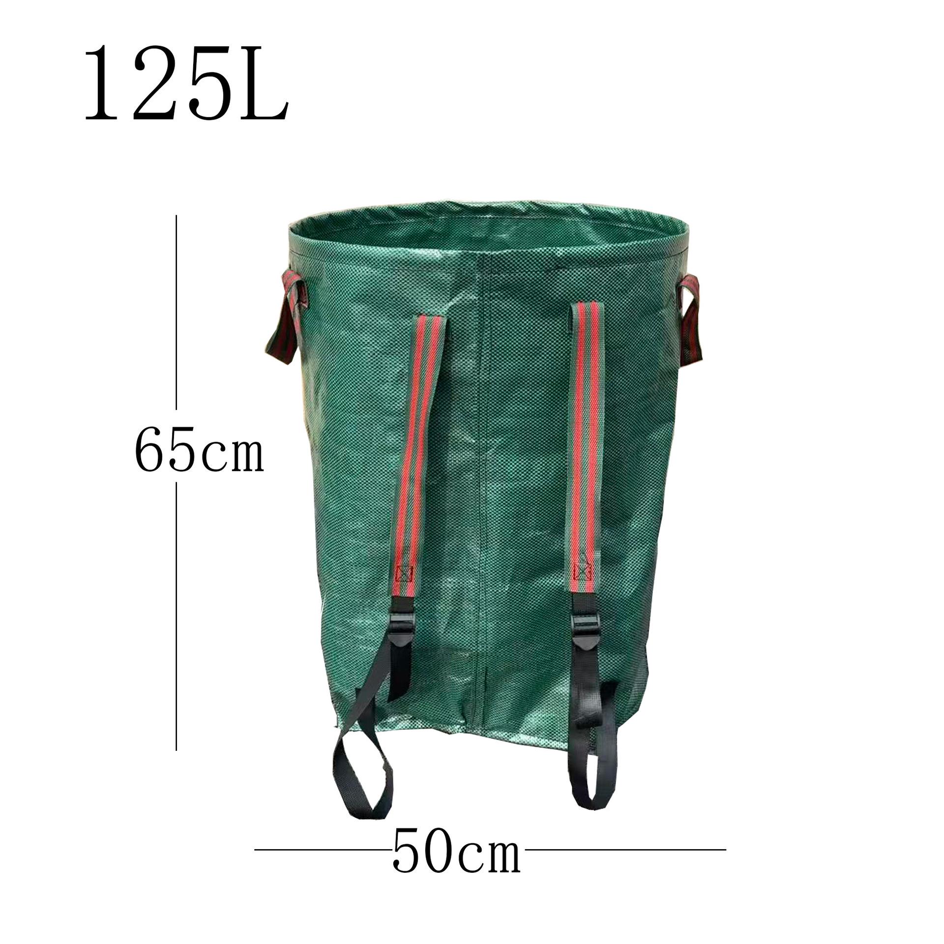 

Утолщенный мешок для сбора листьев для сада - Складное садоводческое хранилище Basket - Opening